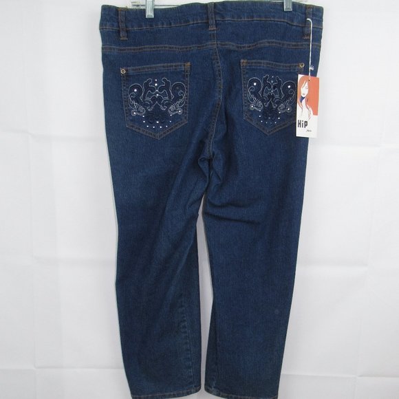 NWT Hip Jeans Size 20 Women Bluejeans Straight Leg - Picture 2 of 6
